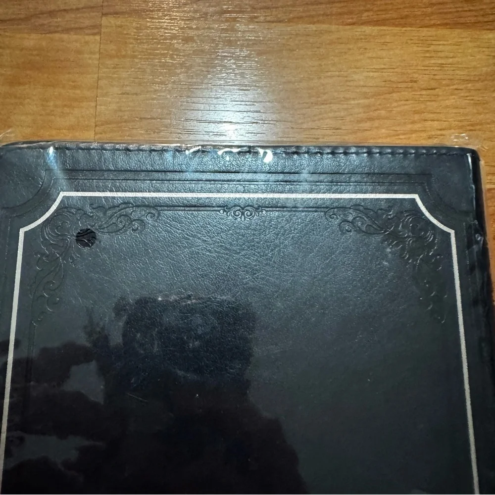 Classic Faux Leather Journal Be Strong Josh. 1:9 Black Zip Notebook Brand New